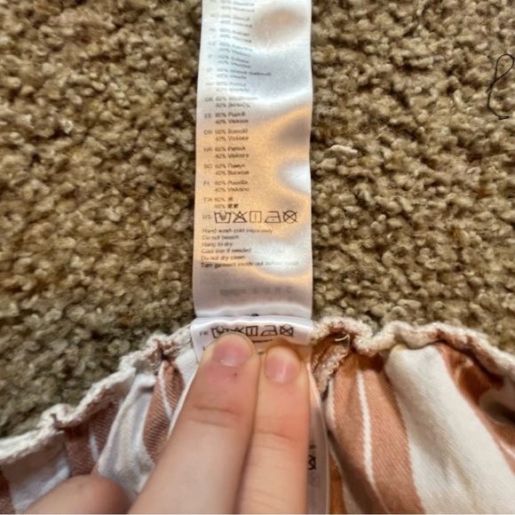 Billabong Stripe Road Trippin' Shorts Drawstring Pockets Lightweight Lounge M - Picture 9 of 9